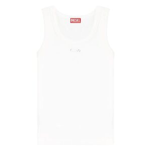 DIESEL Women's Distressed Graphic T-Shirt Women WHITE T-Shirts & Tops